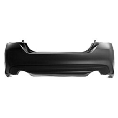2016–2018 nissan altima rear bumper cover – primed w/o sensor holes (capa) ni1100309c