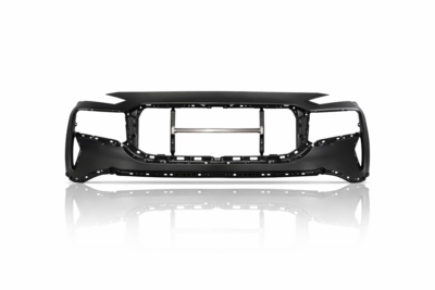 2021–2023 hyundai santa fe front bumper cover – primed w/ park assist sensor holes (capa) hy1014105c