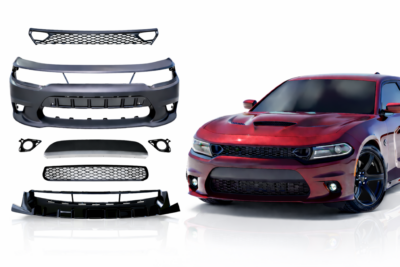 2015–2023 dodge charger srt 8 style front bumper assembly