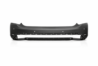 2021–2023 nissan rogue (us built) rear bumper cover – textured black (capa) ni1100342c