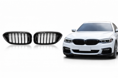 2017–2020 bmw 5 series (g30 / g31 / g38) front grille oem style gloss black