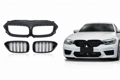 2017–2020 bmw 5 series (g30) m5 style front grille gloss black