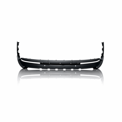 2021–2023 hyundai santa fe rear lower bumper cover – textured black w/ parking sensor holes (capa) hy1115128c