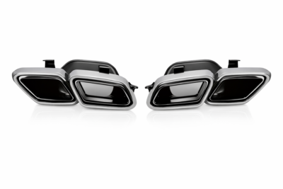 2014–2017 mercedes benz s class (w222) s63 / s65 amg style muffler tips lh & rh