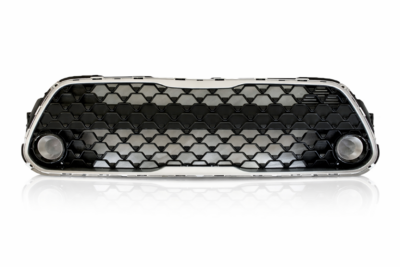2020–2022 kia soul front lower grille with fog lamp holes