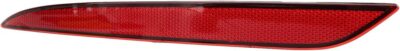 2017–2023 tesla model 3 rear bumper reflector lh