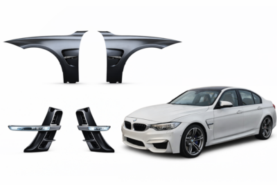 2012–2018 bmw 3 series (f30) m3 style front fender set lh & rh