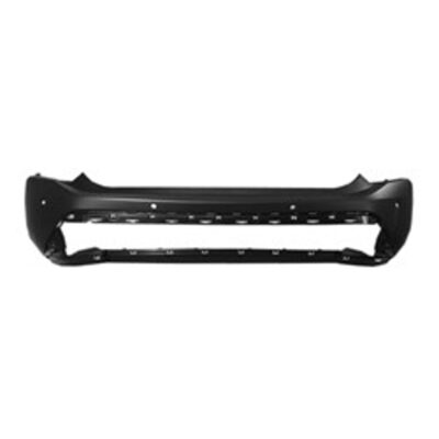 2021–2023 nissan rogue rear bumper cover – textured black w/ sensor holes (japan built) ni1100348