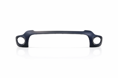 2017–2019 kia soul front center bumper cover – black (capa) ki1000190c