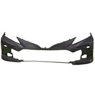 2021–2024 toyota camry front bumper cover – primed w/o park assist sensor holes (capa) to1000466c