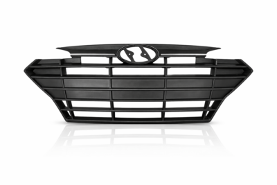 2019–2020 hyundai elantra front grille (grey) – hy1200253s