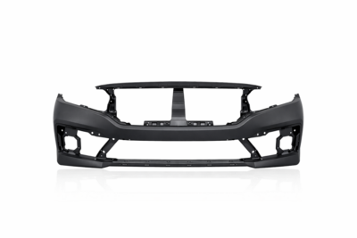 2019–2020 honda civic front bumper cover – primed (japan built, 1.5l turbo) (dx/ex/ex l/lx/sport/touring) ho1000323