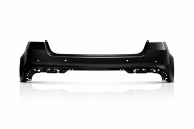 2016–2018 kia optima rear bumper cover – primed w/ park assist sensor holes (capa) ki1100205c