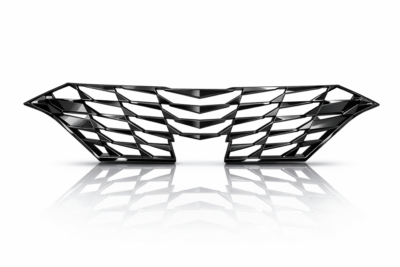 2021–2023 hyundai elantra front grille (dark chrome, adaptive cruise, korea built, except n/n line) – hy1200274s