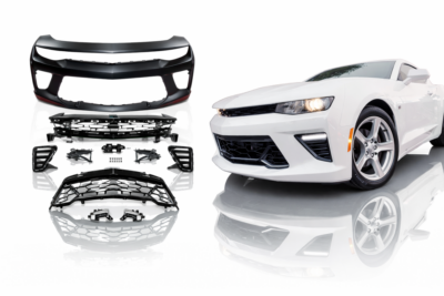 2016–2018 chevrolet camaro coupe 50th anniversary style front bumper assembly with drl