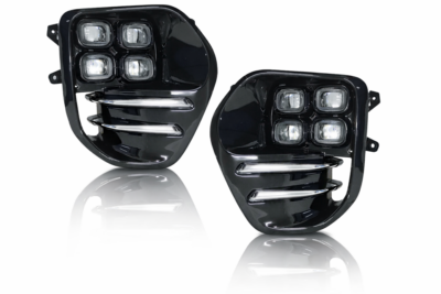 2017 2019 kia sportage led fog lamps and bazels set lh/rh