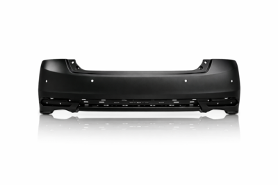 2016–2017 honda accord rear bumper cover – primed w/ park assist sensor holes (touring 6cyl) (capa) ho1100293c