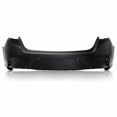2018–2019 hyundai sonata rear bumper cover – primed w/ park assist sensor holes (capa) hy1100219c
