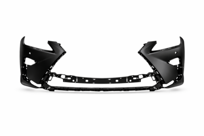 2016–2019 lexus rx350 front bumper cover – with sensors – with washer (capa) lx1000316c