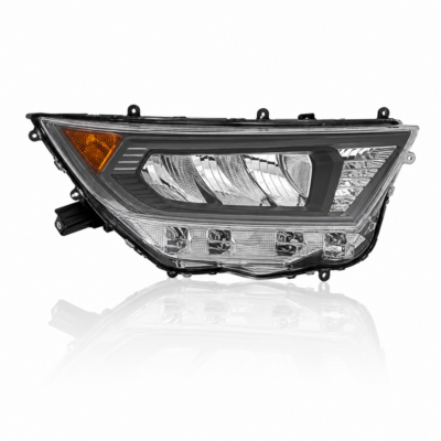 2019-2021 TOYOTA RAV4 HEAD LAMP BLACK RIGHT HAND (PASSENGER SIDE) – TO2519200