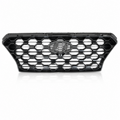 2019-2020 HYUNDAI SANTA FE FRONT GRILLE GRAY WITHOUT CAMERA-HY1200220SS
