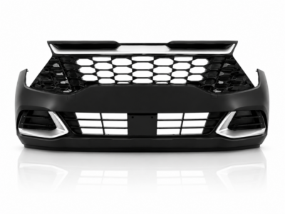 2023-2025 KIA SPORTAGE SX STYLE FRONT BUMPER ASSEMBLY W/ GLOSS BLACK GRILLE AND TOW HOOK COVER