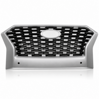 2020-2022 HYUNDAI PALISADE FRONT GRILLE SATIN CHROME FRAME/ HONEYCOMB WITH SENSOR HOLES-HY1200241S