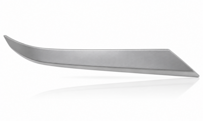 2019-2020 HYUNDAI SANTA FE PASSENGER SIDE FRONT BUMPER COVER MOLDING SATIN CHROME-HY1047114S