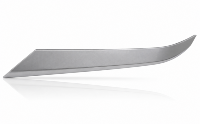 2019-2020 HYUNDAI SANTA FE DRIVER SIDE FRONT BUMPER COVER MOLDING SATIN CHROME-HY1046114S