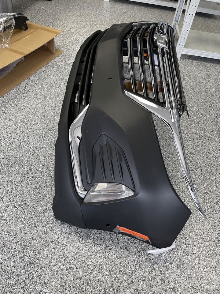 2022-2024 CHEVROLET EQUINOX PREMIER FRONT BUMPER COMPLETE KIT WITH GRILLE-GM1014153SS - Image 9