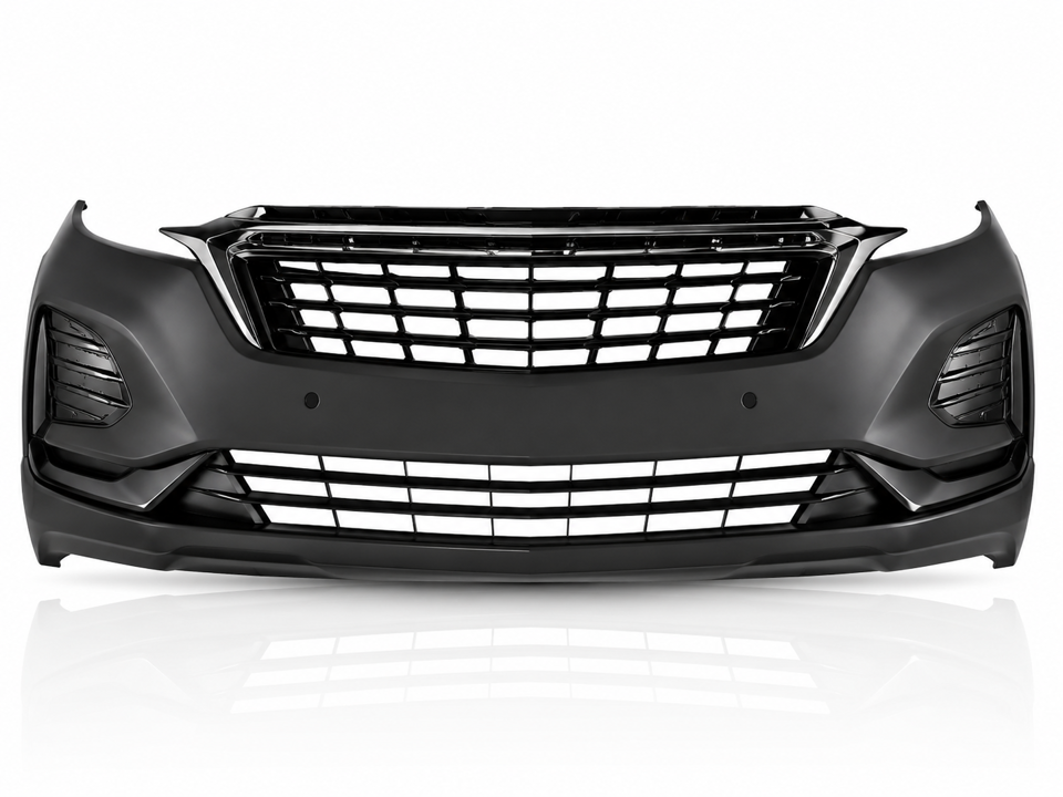 2022-2024 CHEVROLET EQUINOX LS FRONT BUMPER COMPLETE KIT WITH GRILLE-GM1014144SS