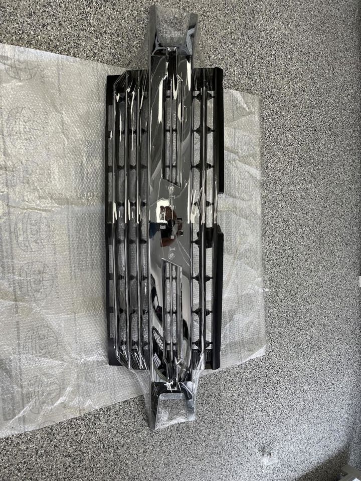 2019-2022 CHEVROLET SILVERADO 1500 PICKUP FRONT GRILLE CHROME-GM1200796S - Image 2