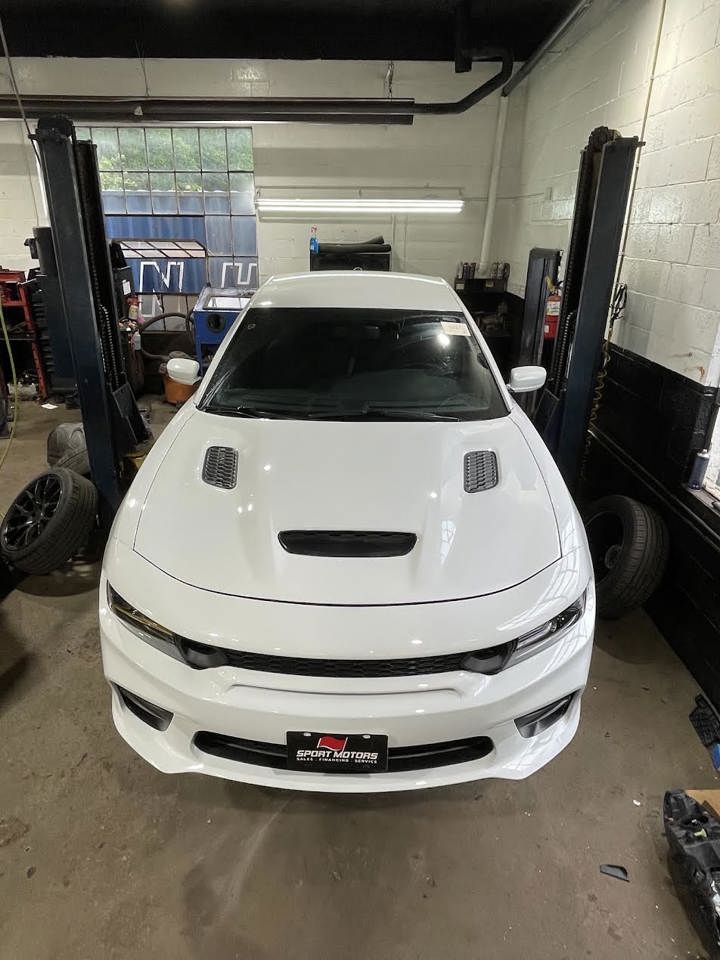 2015-2023 DODGE CHARGER HOOD ALUMINUM WITH 3 SCOOPS SRT HELLCAT REDEYE STYLE-CH1230336SS - Image 7