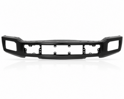 2018-2020 FORD F150 PICKUP FRONT BUMPER STEEL BLACK-FO1002429S