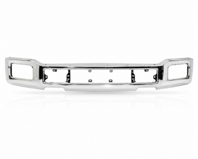 2018-2020 FORD F150 PICKUP FRONT BUMPER STEEL CHROME-FO1002430S