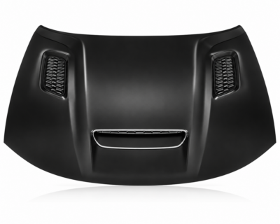 2015-2023 DODGE CHARGER HOOD ALUMINUM WITH 3 SCOOPS SRT HELLCAT REDEYE STYLE-CH1230336SS
