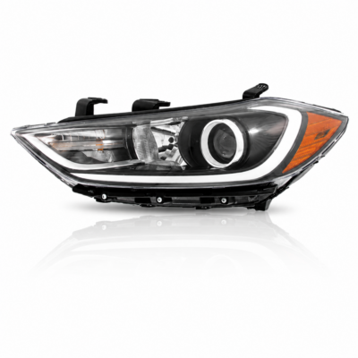 2017-2018 HYUNDAI ELANTRA DRIVER SIDE HALOGEN HEADLIGHT-HY2502203S