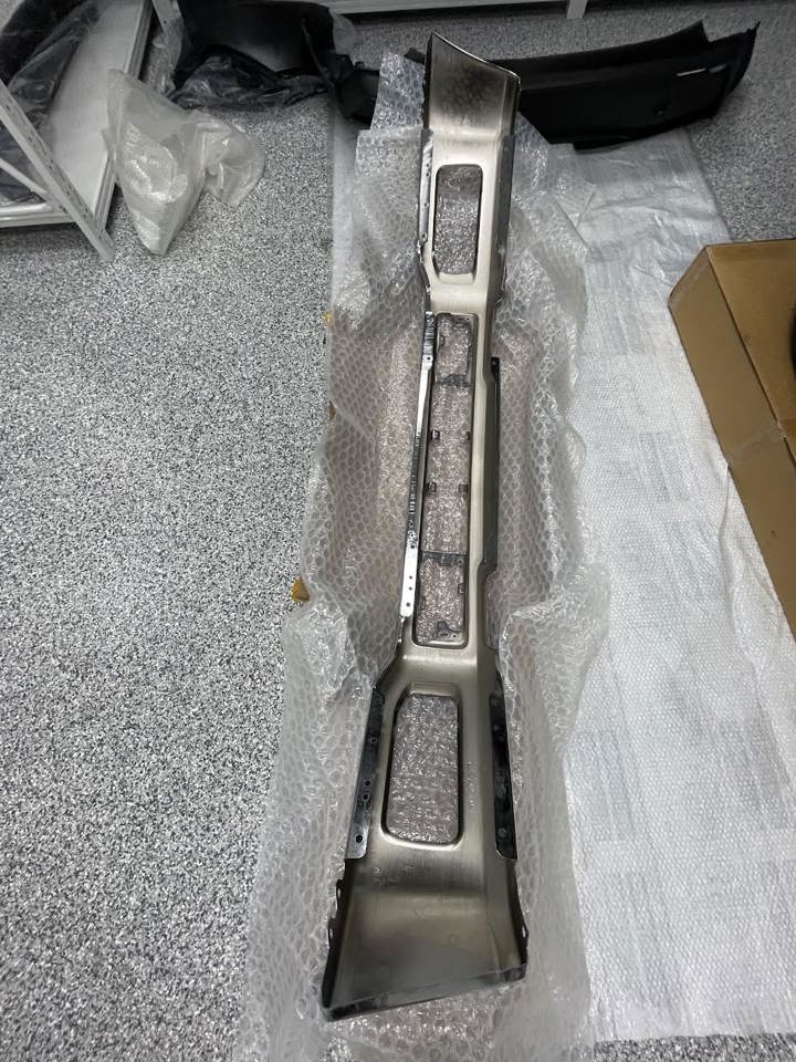 2018-2020 FORD F150 PICKUP FRONT BUMPER STEEL CHROME-FO1002430S - Image 3