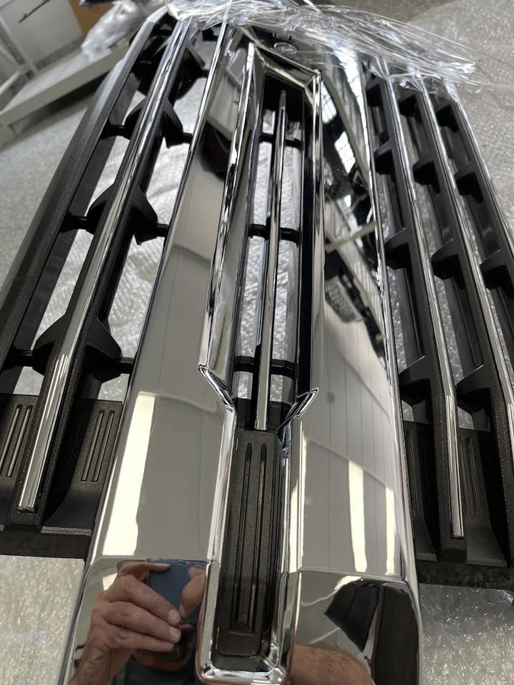 2019-2022 CHEVROLET SILVERADO 1500 PICKUP FRONT GRILLE CHROME-GM1200796S - Image 4