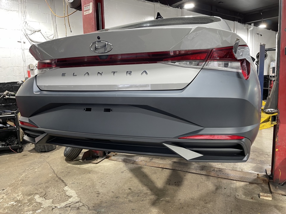 2021-2023 HYUNDAI ELANTRA SEDAN KOREA-BUILT COMPLETE REAR BUMPER-HY1100261C - Image 3