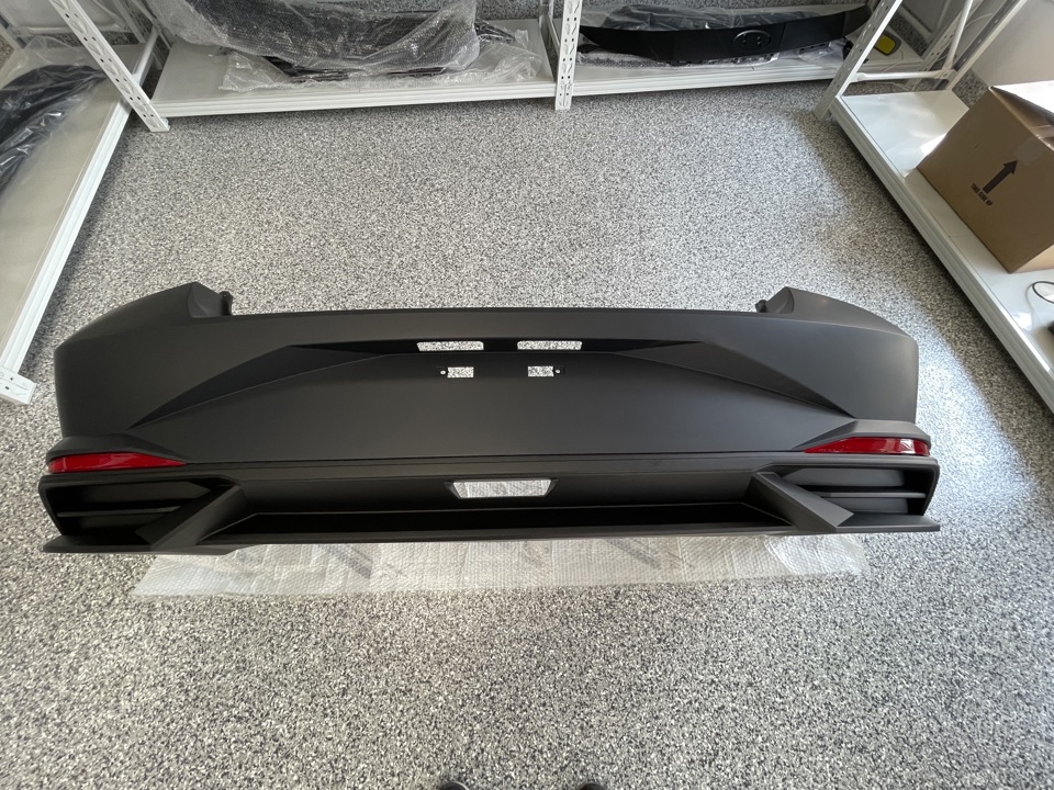 2021-2023 HYUNDAI ELANTRA SEDAN KOREA-BUILT COMPLETE REAR BUMPER-HY1100261C - Image 2