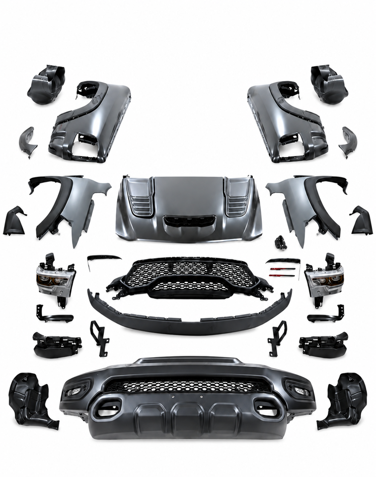 2019-2024 RAM TRX COMPLETE BODY CONVERSION KIT WITH BUMPER, FENDERS HOOD AND GRILL-TRX1
