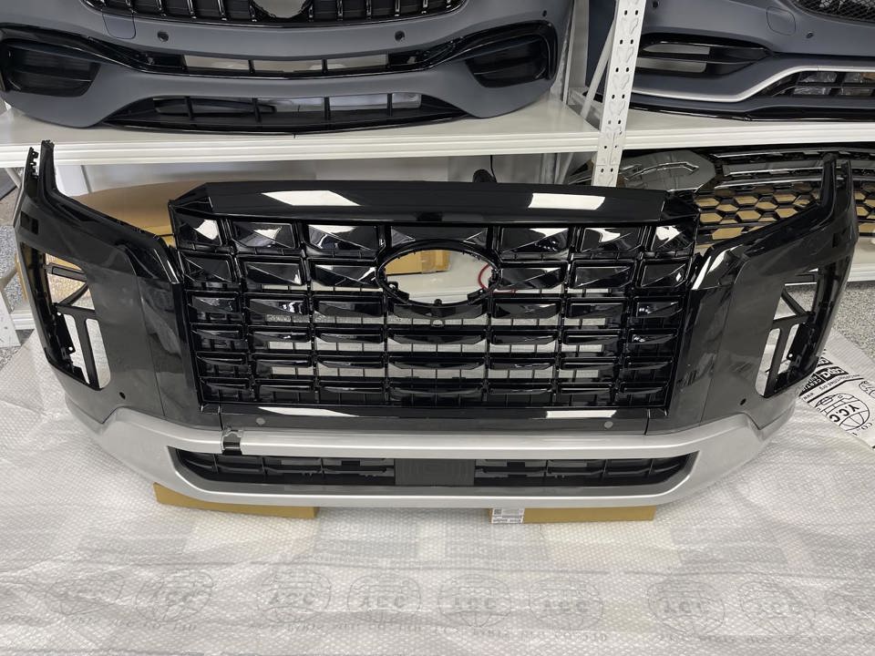 2023–2025 HYUNDAI PALISADE FRONT FRONT BUMPER ASSEMBLY COMPLETE BLACK TYPE -HY1200291SS - Image 3