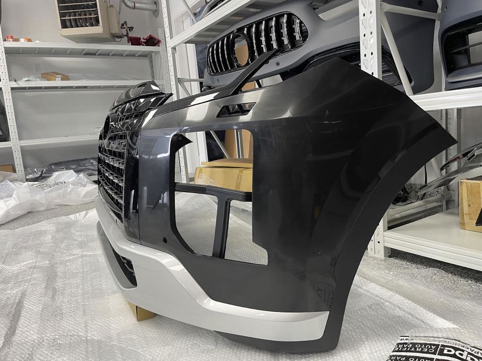 2023–2025 HYUNDAI PALISADE FRONT FRONT BUMPER ASSEMBLY COMPLETE BLACK TYPE -HY1200291SS - Image 5